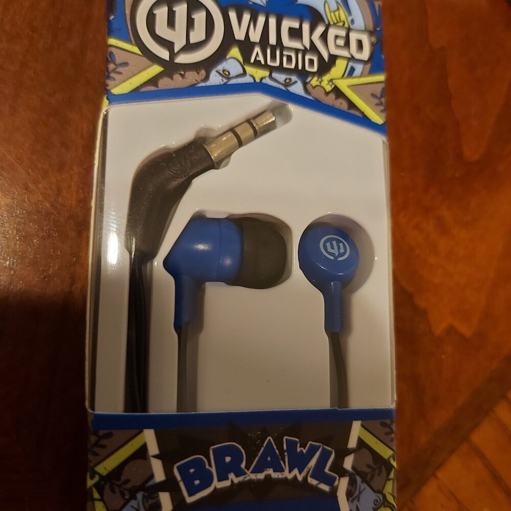 Wicked Audio Ear Bud Headphones (Wired) NEW in Box